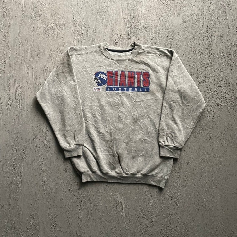 Vintage New York Giants Sweatshirt Men Large Gray 90s NFL Starter